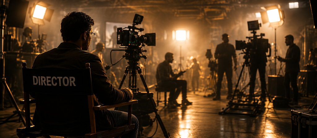 Director on set