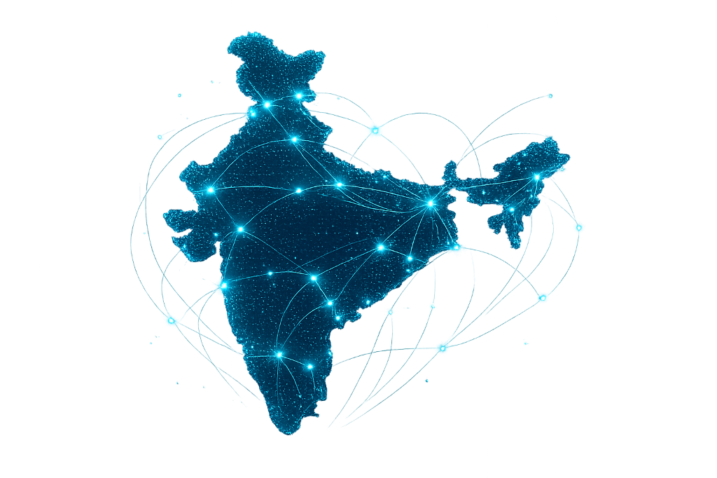 Holographic Map of India